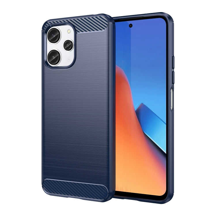 Carbon Fiber Brushed Texture TPU Phone Case, For Redmi Turbo 4, For Redmi Note 14 4G, For Redmi Note 14 5G, For Redmi Note 14 Pro+ 5G, For Redmi Note 14 Pro 5G, For Redmi 14C 4G, For Redmi Turbo 3, For Xiaomi Redmi 12R, For Xiaomi Redmi 12