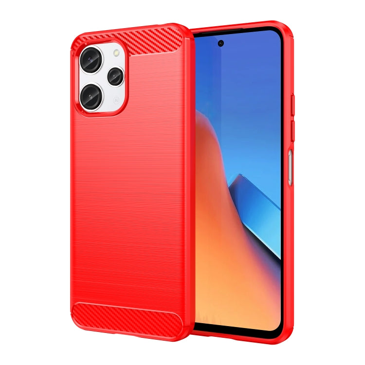 Carbon Fiber Brushed Texture TPU Phone Case, For Redmi Turbo 4, For Redmi Note 14 4G, For Redmi Note 14 5G, For Redmi Note 14 Pro+ 5G, For Redmi Note 14 Pro 5G, For Redmi 14C 4G, For Redmi Turbo 3, For Xiaomi Redmi 12R, For Xiaomi Redmi 12