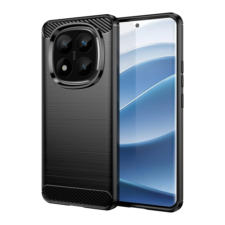 Carbon Fiber Brushed Texture TPU Phone Case, For Redmi Turbo 4, For Redmi Note 14 4G, For Redmi Note 14 5G, For Redmi Note 14 Pro+ 5G, For Redmi Note 14 Pro 5G, For Redmi 14C 4G, For Redmi Turbo 3, For Xiaomi Redmi 12R, For Xiaomi Redmi 12