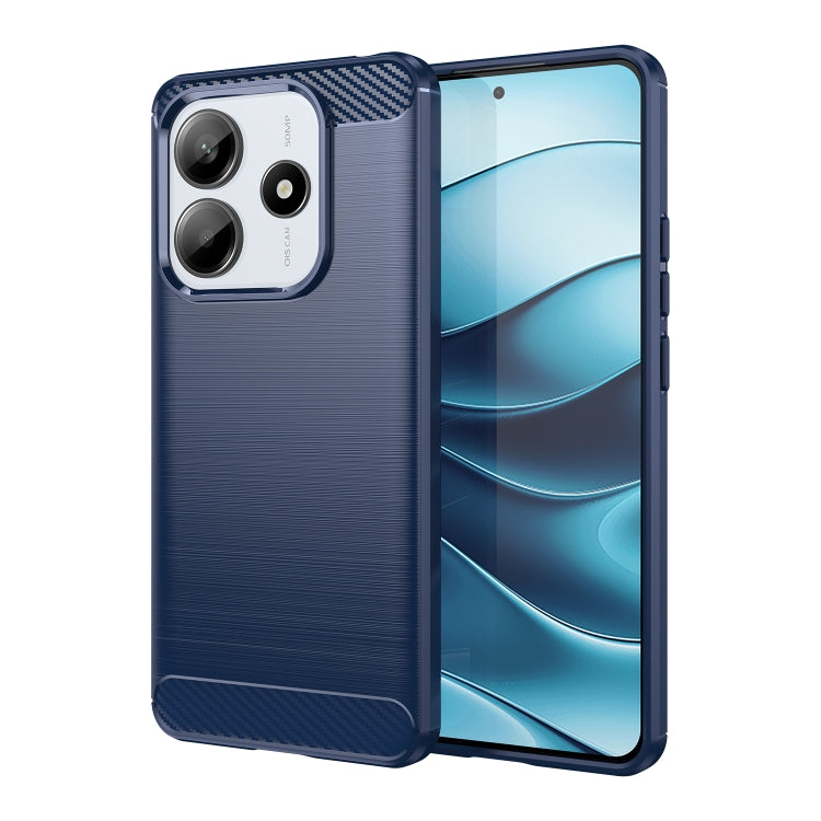 Carbon Fiber Brushed Texture TPU Phone Case, For Redmi Turbo 4, For Redmi Note 14 4G, For Redmi Note 14 5G, For Redmi Note 14 Pro+ 5G, For Redmi Note 14 Pro 5G, For Redmi 14C 4G, For Redmi Turbo 3, For Xiaomi Redmi 12R, For Xiaomi Redmi 12