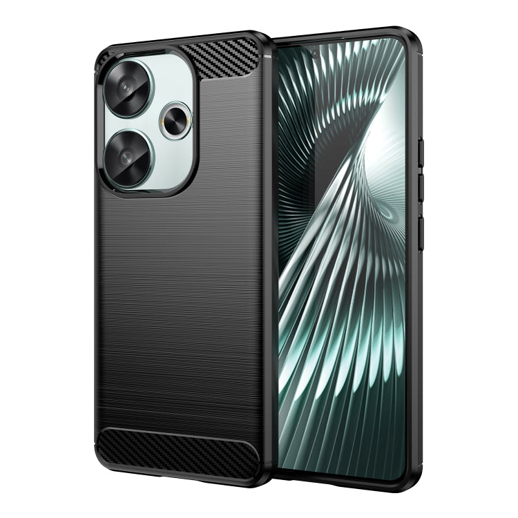 Carbon Fiber Brushed Texture TPU Phone Case, For Redmi Turbo 4, For Redmi Note 14 4G, For Redmi Note 14 5G, For Redmi Note 14 Pro+ 5G, For Redmi Note 14 Pro 5G, For Redmi 14C 4G, For Redmi Turbo 3, For Xiaomi Redmi 12R, For Xiaomi Redmi 12