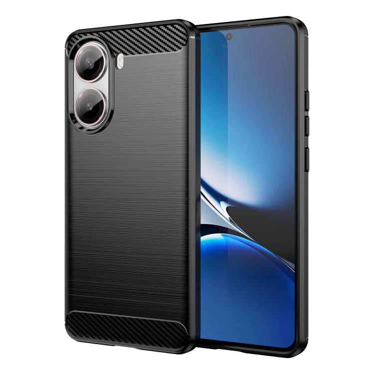 Carbon Fiber Brushed Texture TPU Phone Case, For Redmi Turbo 4, For Redmi Note 14 4G, For Redmi Note 14 5G, For Redmi Note 14 Pro+ 5G, For Redmi Note 14 Pro 5G, For Redmi 14C 4G, For Redmi Turbo 3, For Xiaomi Redmi 12R, For Xiaomi Redmi 12