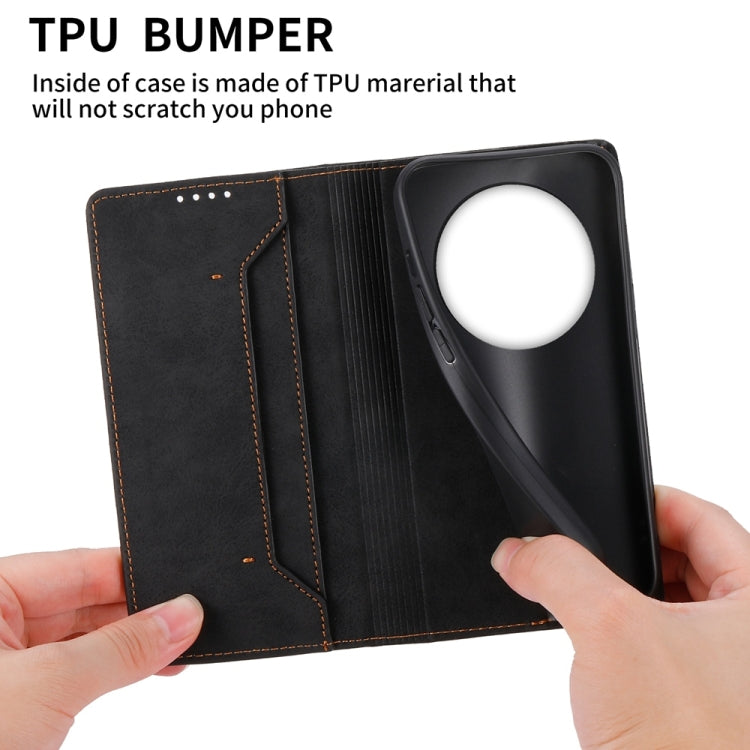 Business Solid Color Magnetic RFID Leather Phone Case, For Redmi 14C 4G, For Redmi K70 Ultra, For Redmi Note 13 Pro 4G